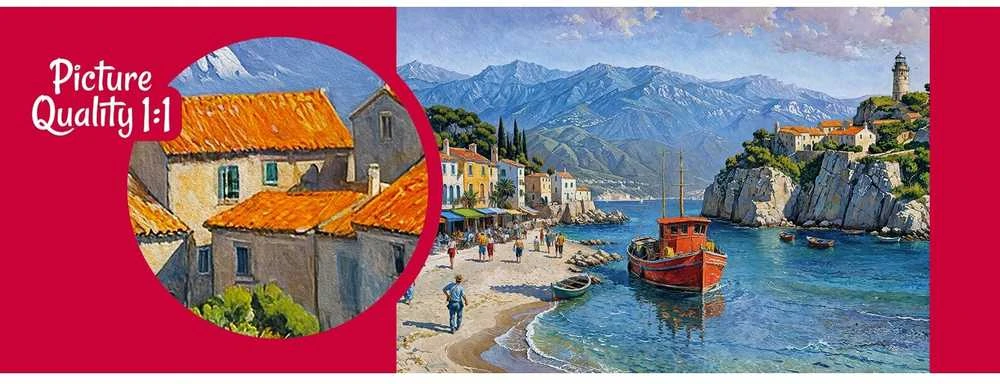 Cherry Pazzi CherryPazzi dėlionė Seaside Village 1000 det