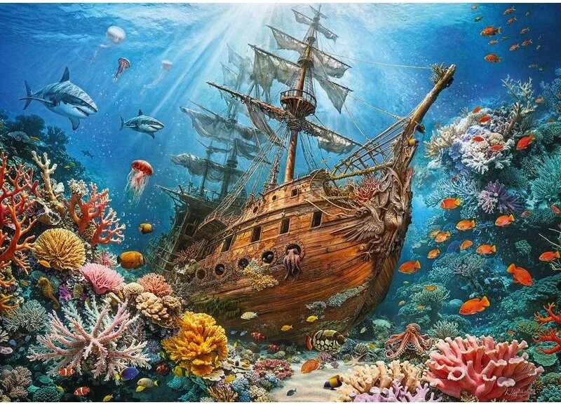 Cherry Pazzi CherryPazzi dėlionė Sunken Treasure 1000 det