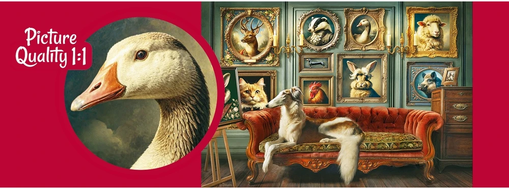 Cherry Pazzi CherryPazzi dėlionė The Aristocratic Menagerie 1000 det
