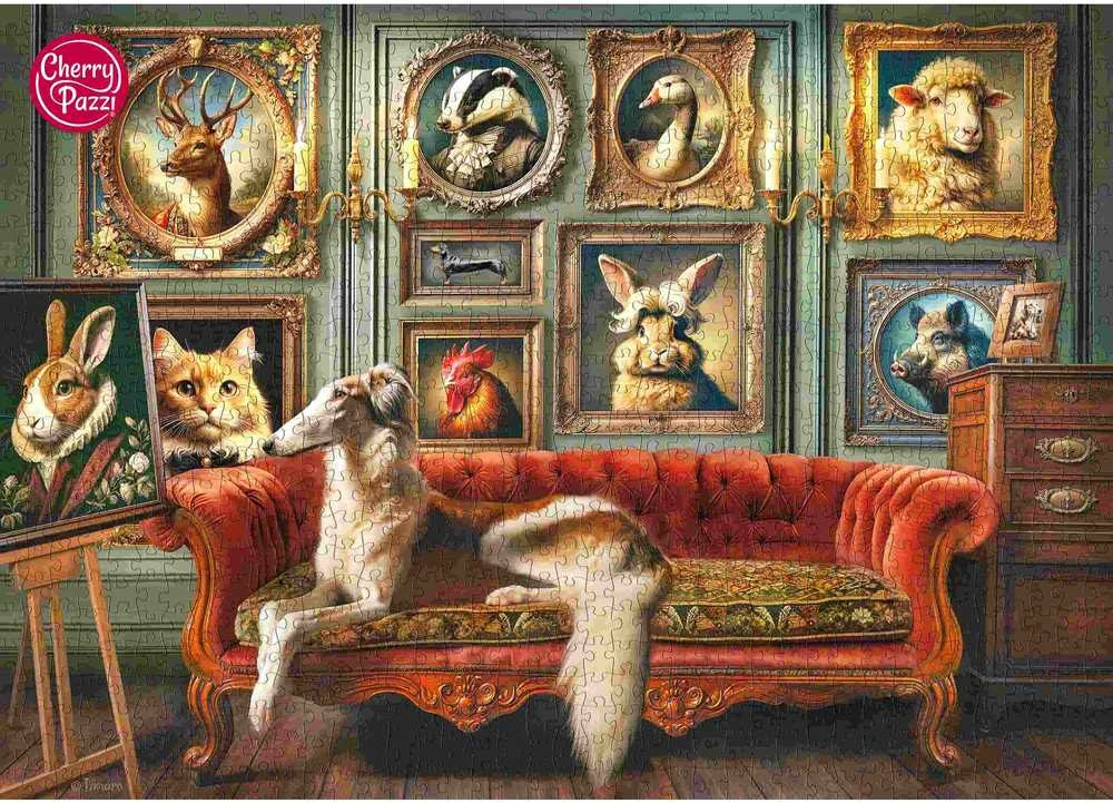 Cherry Pazzi CherryPazzi dėlionė The Aristocratic Menagerie 1000 det