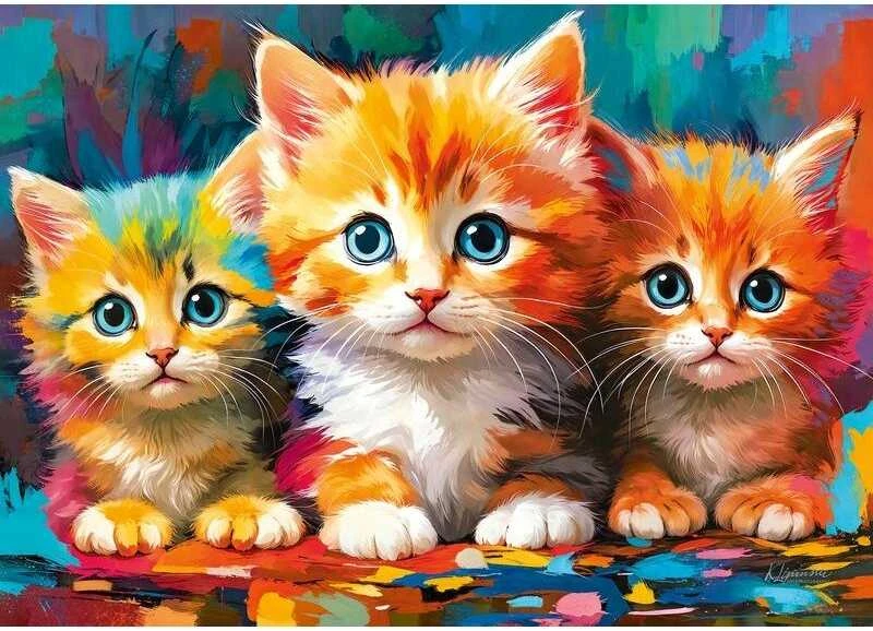 Nezatříděno CherryPazzi dėlionė Three Little Hearts 500 det