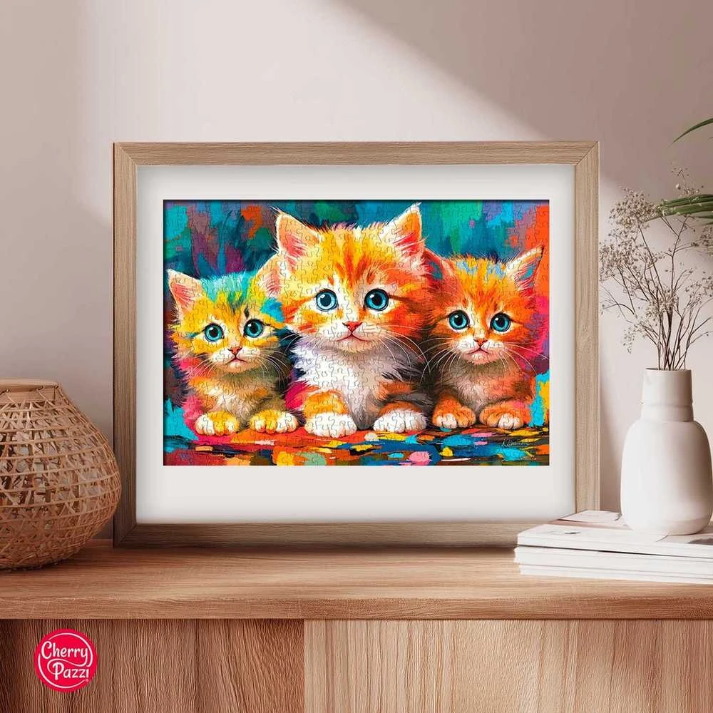 Nezatříděno CherryPazzi dėlionė Three Little Hearts 500 det