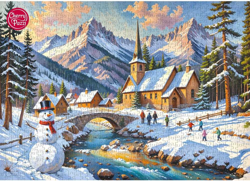 Platon CherryPazzi dėlionė Winter Wonderland 1000 det