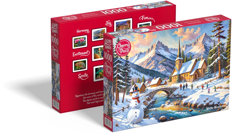Platon CherryPazzi dėlionė Winter Wonderland 1000 det