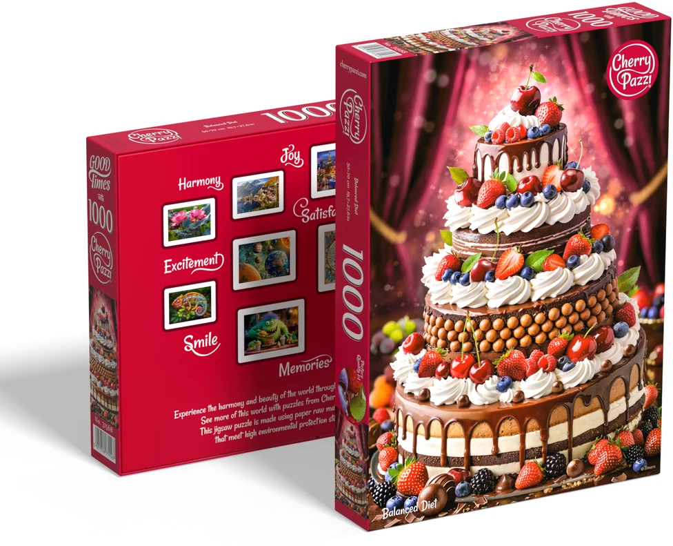 Dėlionė Cherry Pazzi CherryPazzi Balanced Diet 1000 det