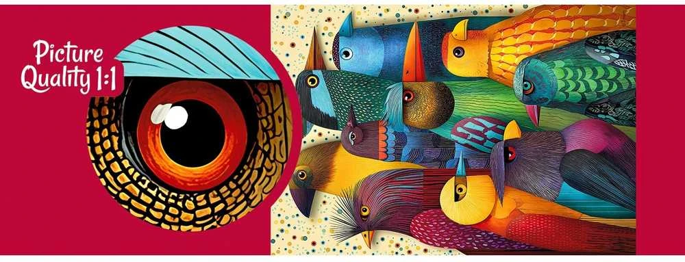 Dėlionė Nezatříděno CherryPazzi Birds Club 1000 det