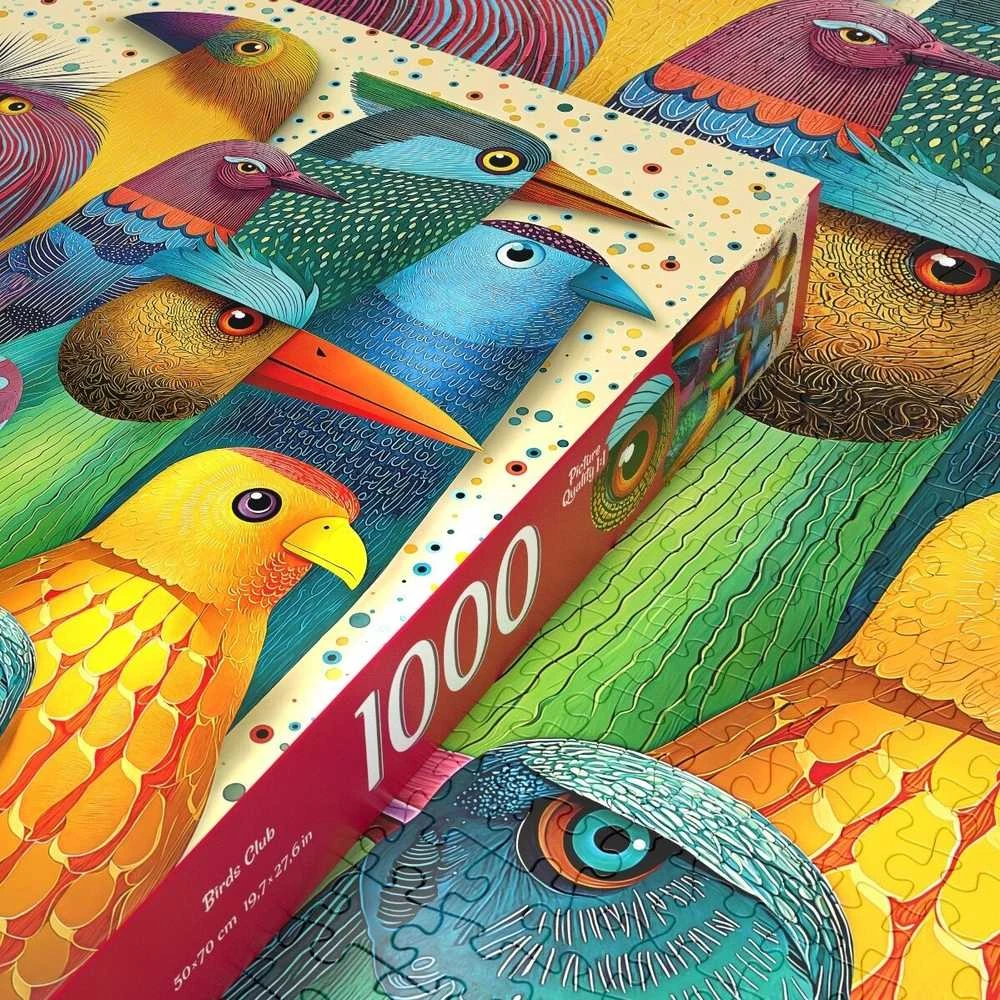 Dėlionė Nezatříděno CherryPazzi Birds Club 1000 det