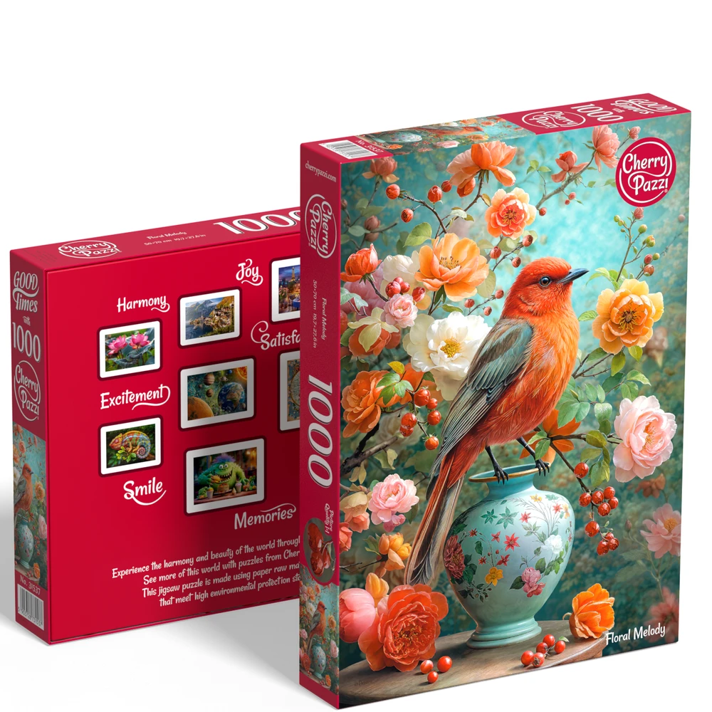 Dėlionė Cherry Pazzi CherryPazzi Floral Melody 1000 det