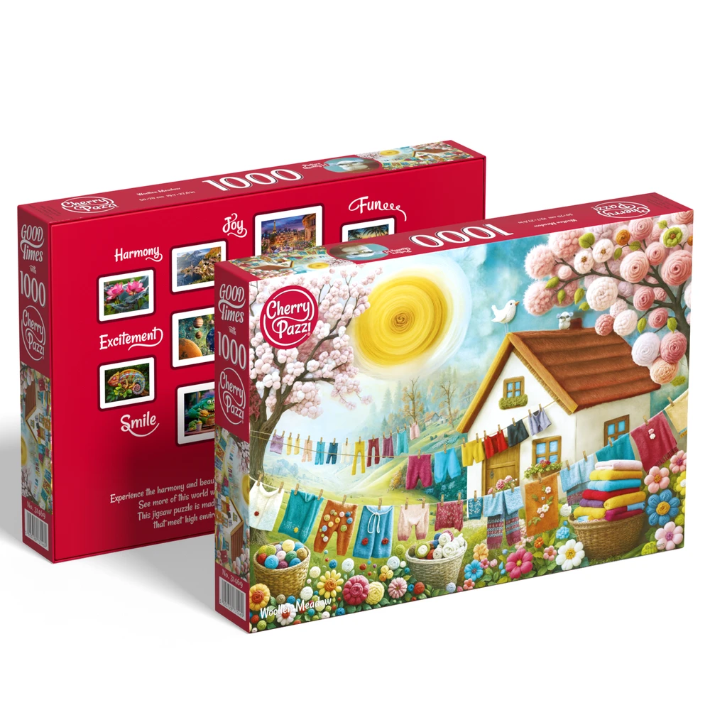 Dėlionė CherryPazzi Woollen Meadow 1000 det