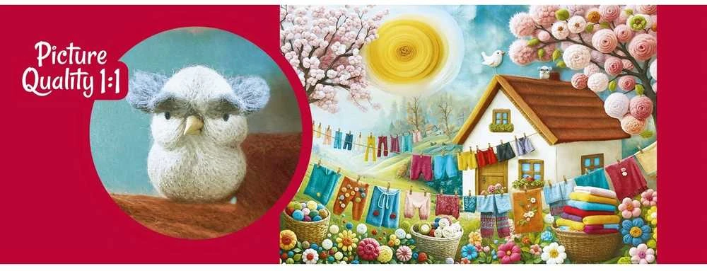 Dėlionė CherryPazzi Woollen Meadow 1000 det