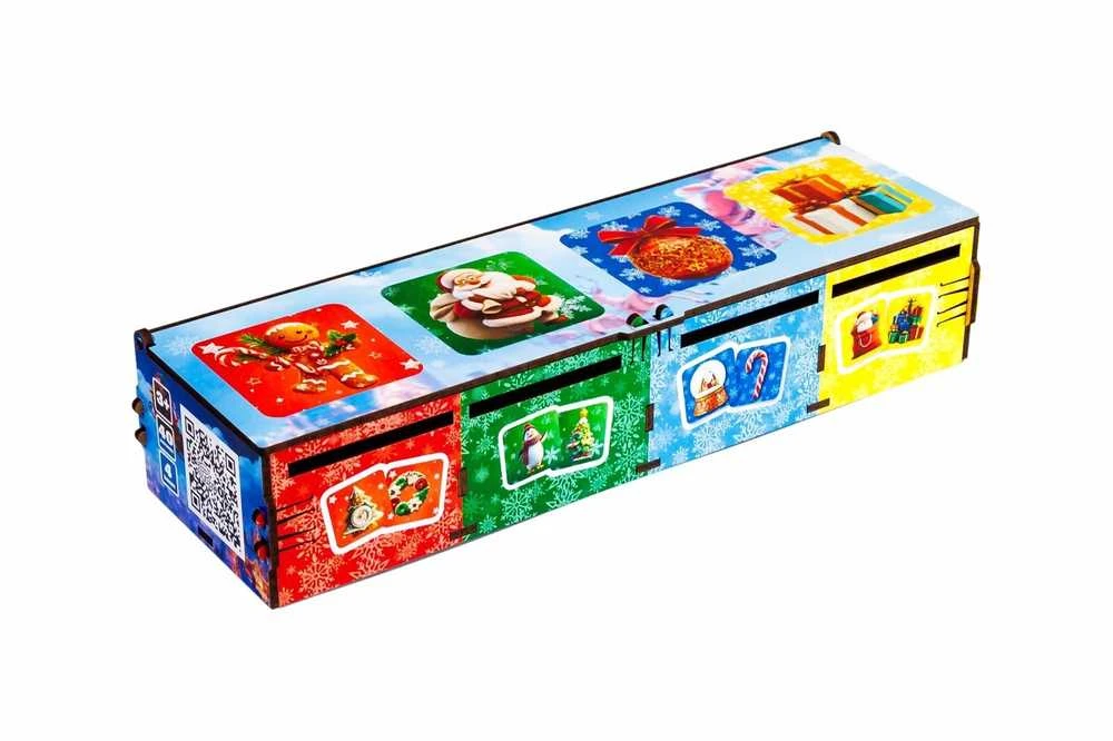 Dėlionė Sanifinas PuzzleOK rūšiuokliai Montessori šventinis