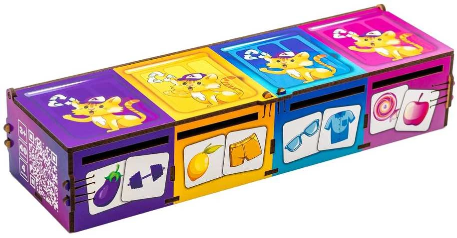 Dėlionė Sanifinas PuzzleOK rūšiuokliai Montessori Spalvos