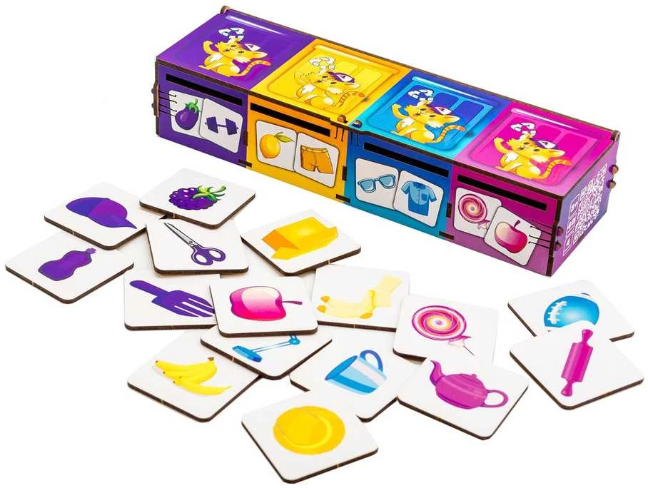 Dėlionė Sanifinas PuzzleOK rūšiuokliai Montessori Spalvos