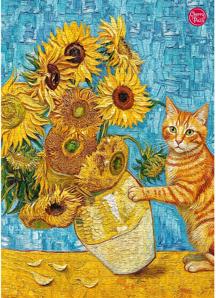 Dėlionė TIMARO SP. Z O.O. CherryPazzi Cat & Art 1000 det