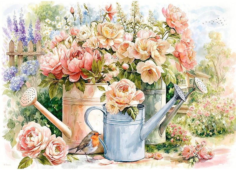 Dėlionė TIMARO SP. Z O.O. CherryPazzi Soft Garden Love 1000 det
