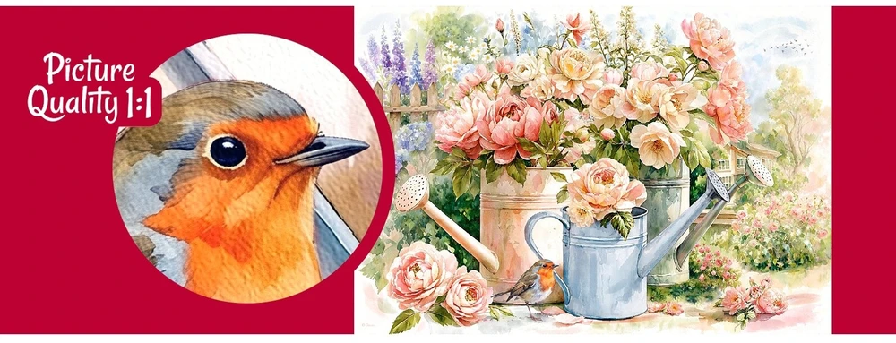 Dėlionė TIMARO SP. Z O.O. CherryPazzi Soft Garden Love 1000 det
