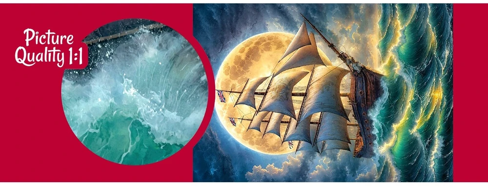 Dėlionė TIMARO SP. Z O.O. CherryPazzi The Moonlit Odyssey 1000 det