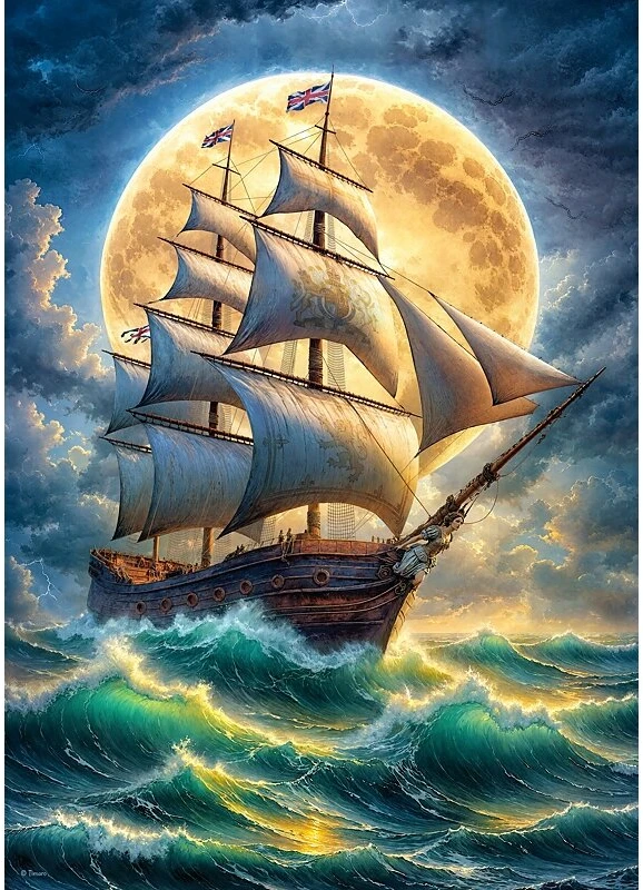Dėlionė TIMARO SP. Z O.O. CherryPazzi The Moonlit Odyssey 1000 det