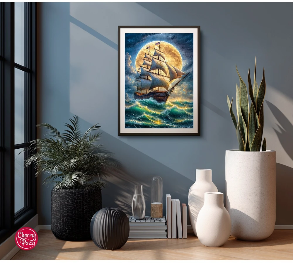 Dėlionė TIMARO SP. Z O.O. CherryPazzi The Moonlit Odyssey 1000 det