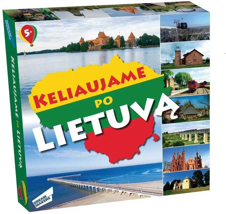 Dream makers stalo žaidimas Keliaujame po Lietuvą