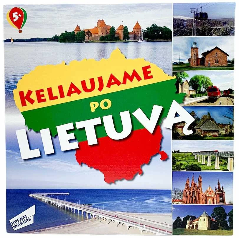 Dream makers stalo žaidimas Keliaujame po Lietuvą