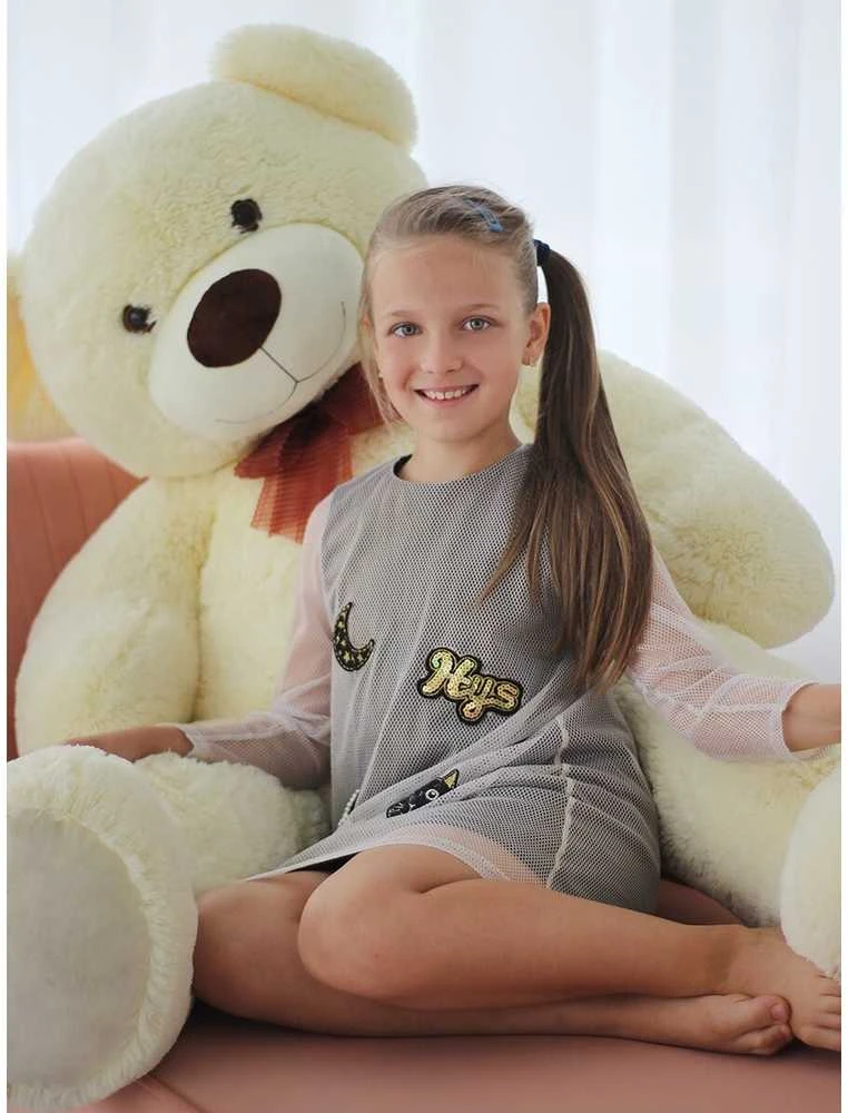 Fancy Pliušinis žaislas - sėdintis meškinas, 78 cm