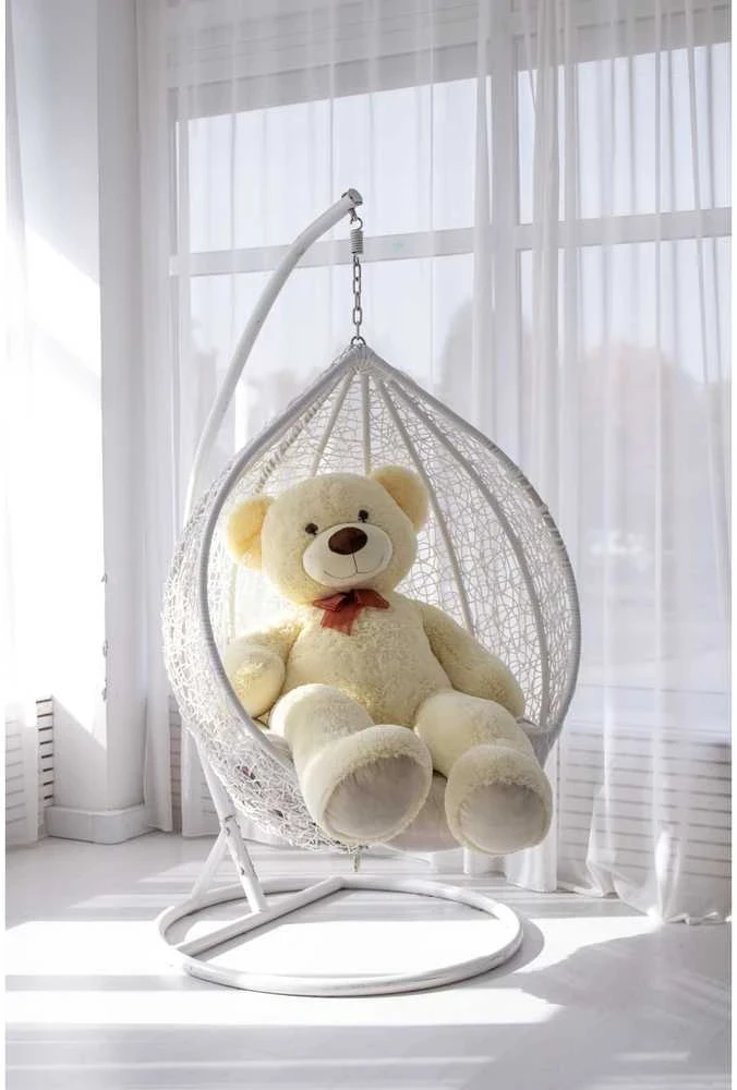 Fancy Pliušinis žaislas - baltas meškinas Viljamas, 100 cm