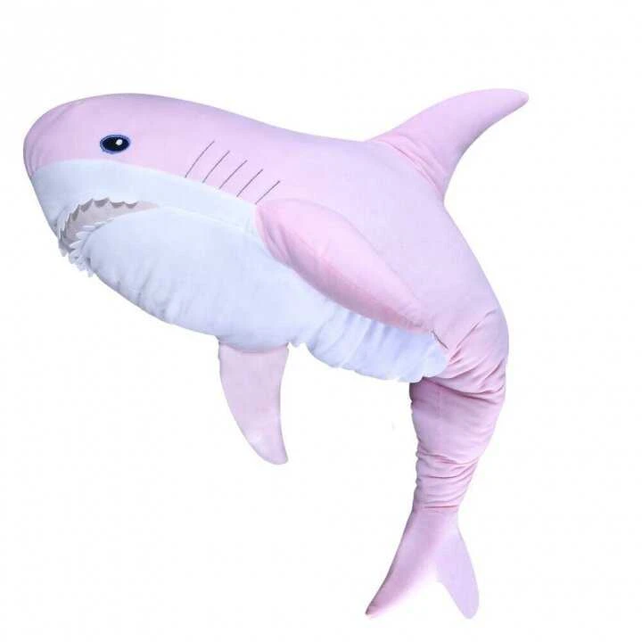 Fancy Minkštas pliušinis žaislas - ryklys, rožinis, 98 cm aprašymas - Prekės nuotrauka