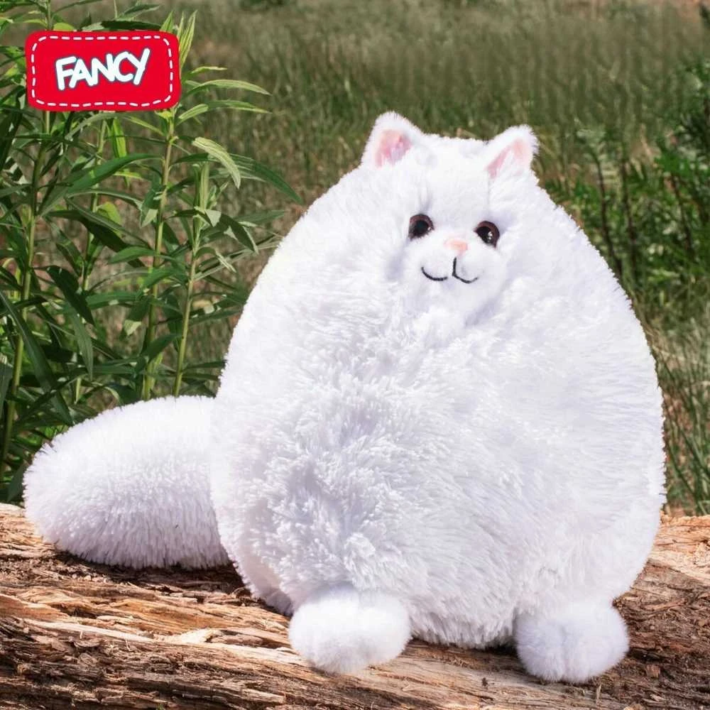 Fancy Pliušinis žaislas - katinas Baltutis, 28 cm