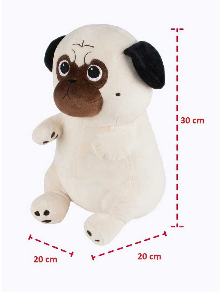 Fancy Pliušinis žaislas - mopsas, 30 cm