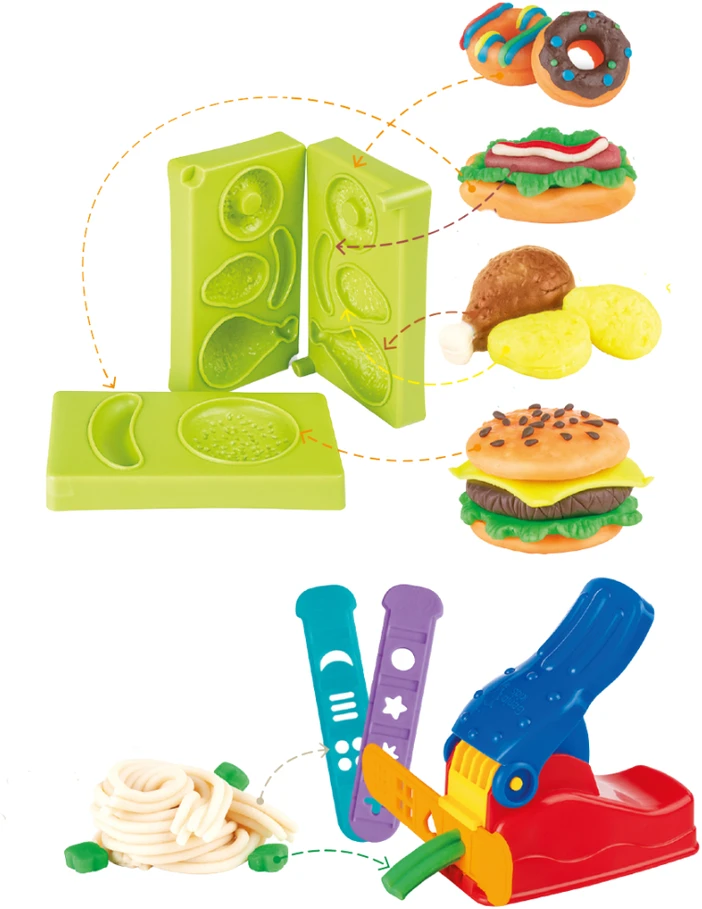 Dėlionė Genio KIds modelino rinkinys Restoranas