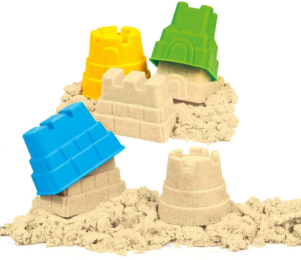 Genio kids rinkinys išmanusis smėlis Pasakų pilis su formelėmis, 1kg