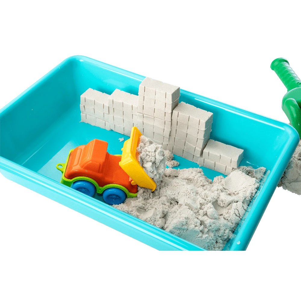 Genio kids rinkinys išmanusis smėlis su smėliadėže Big Construction 1kg