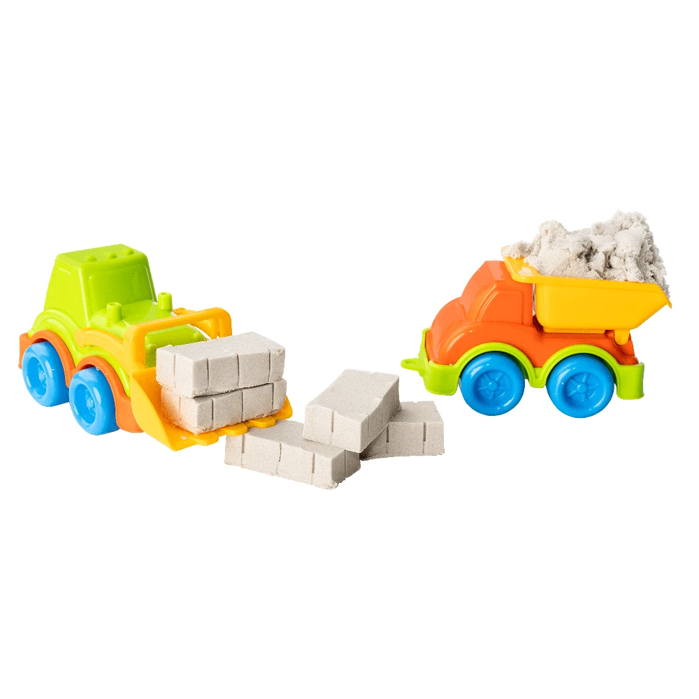 Genio kids rinkinys išmanusis smėlis su smėliadėže Big Construction 1kg
