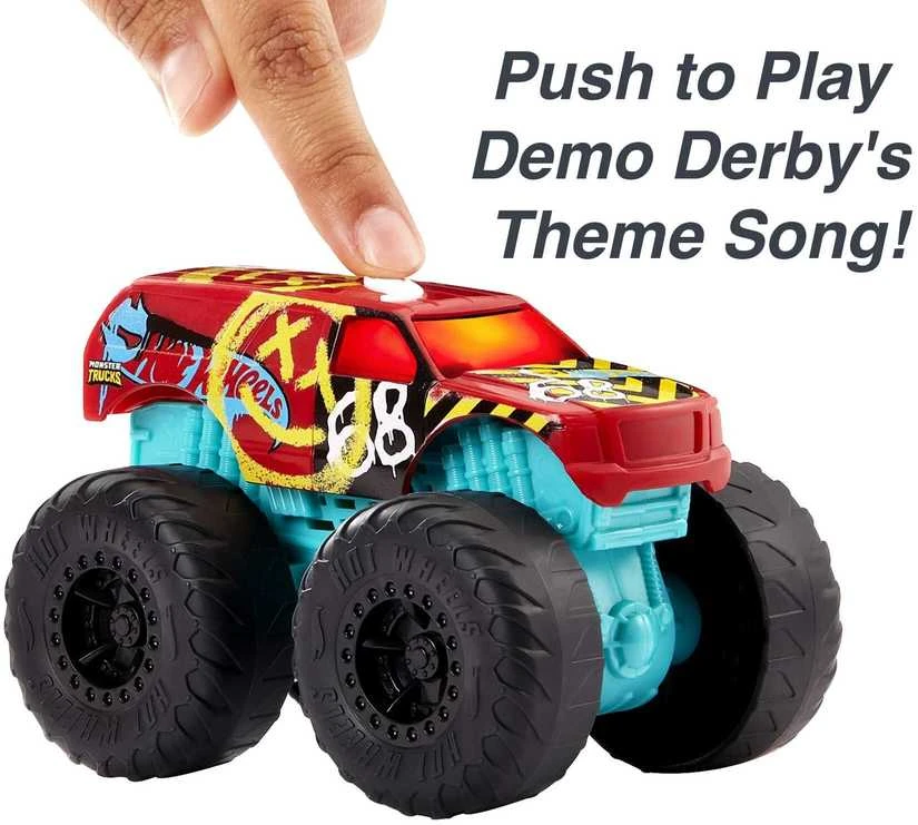 HOT WHEELS MONSTR TRUCK automobilis Roarin Wreckers Demo Derby CU Funct II