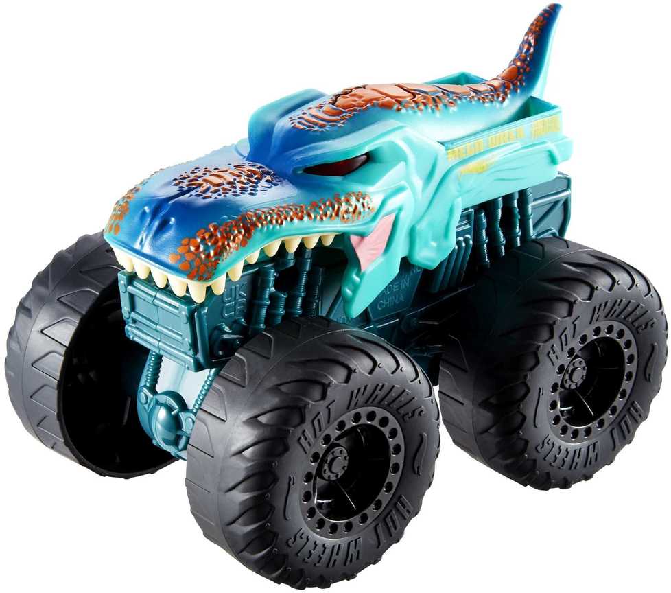 HOT WHEELS MONSTER TRUCK automobilis Roarin Wreckers Tiger Shaker CU