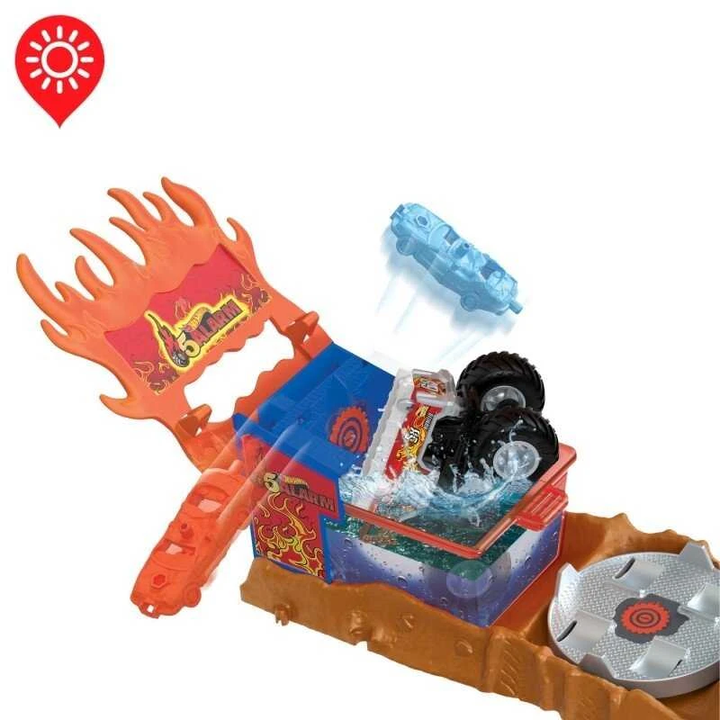 HOT WHEELS MONSTER TRUCK automobilių paleidimo arena