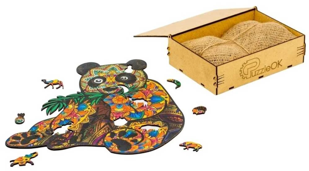 PUZZLEOK medinė dėlionė Panda 65 det