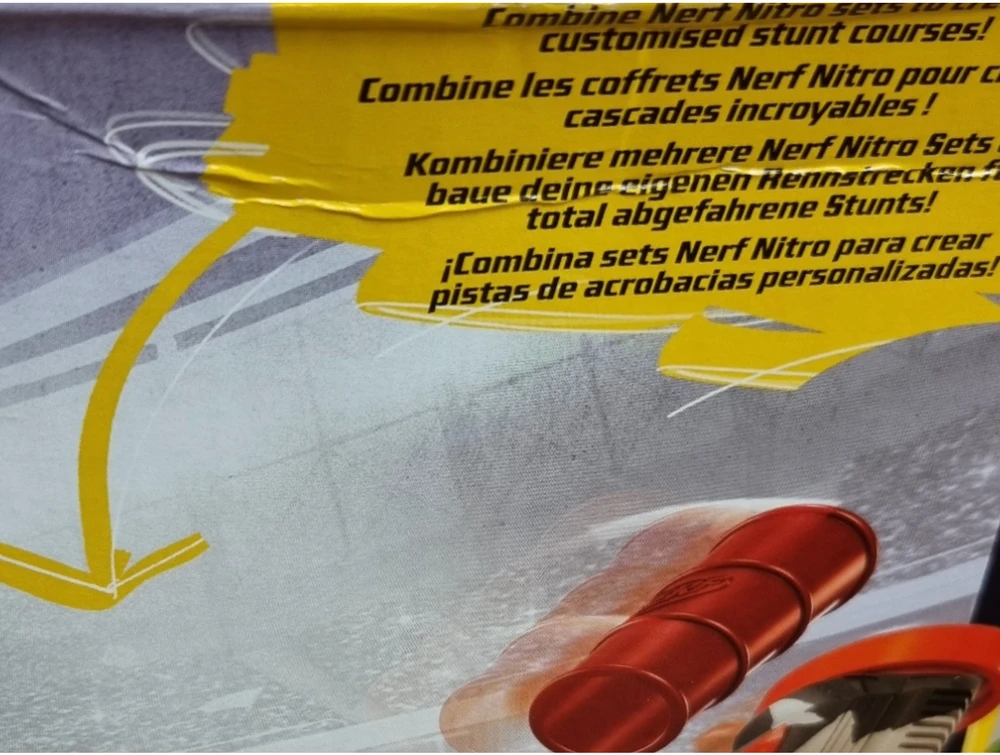NERF NITRO paleidėjas (pažeista pakuotė)