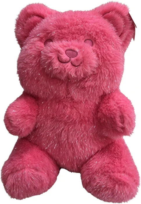 Pliušinius meškiukas, blizgaus kailiuko 40 cm