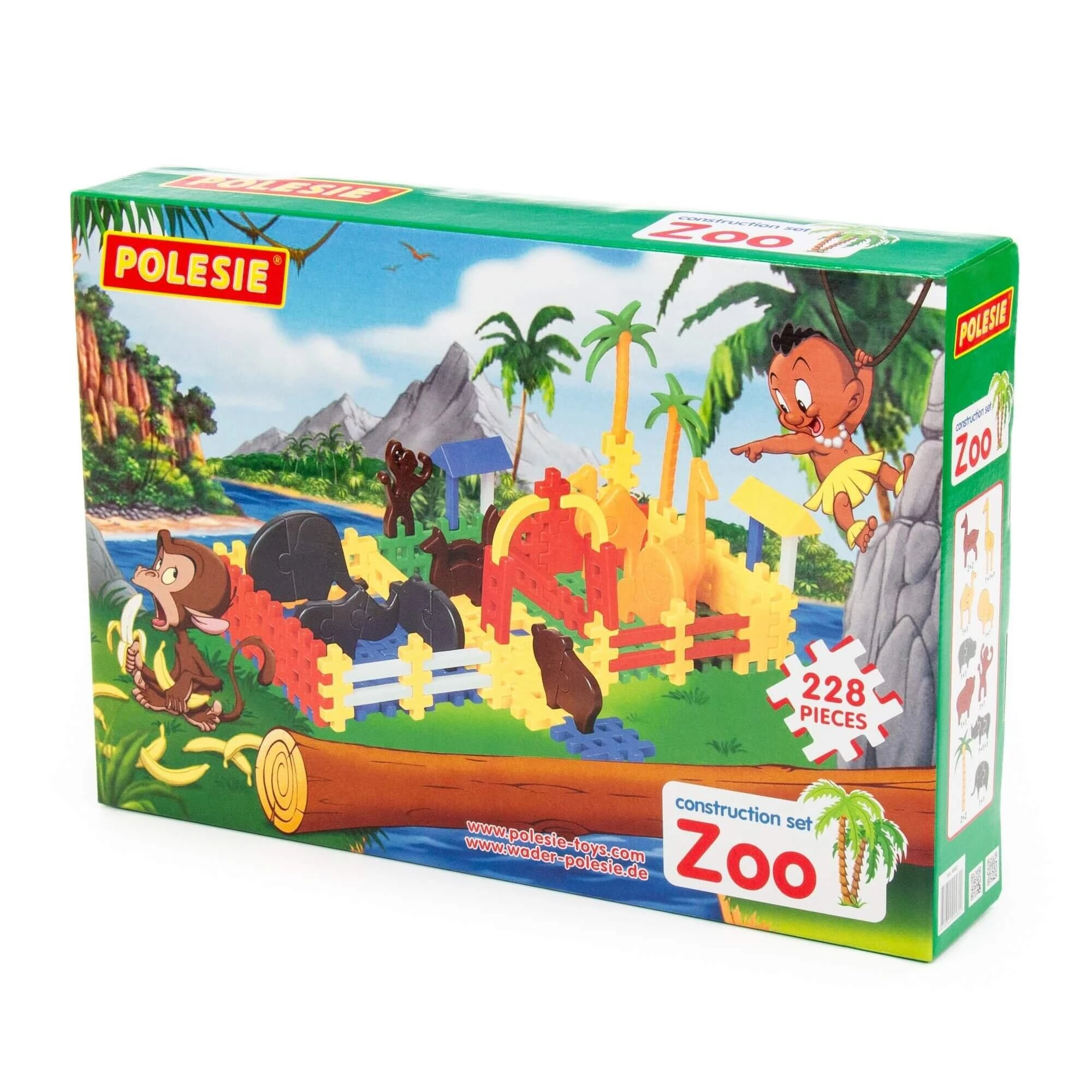 Polesie Vaflinis konstruktorius ZOO, 228 el
