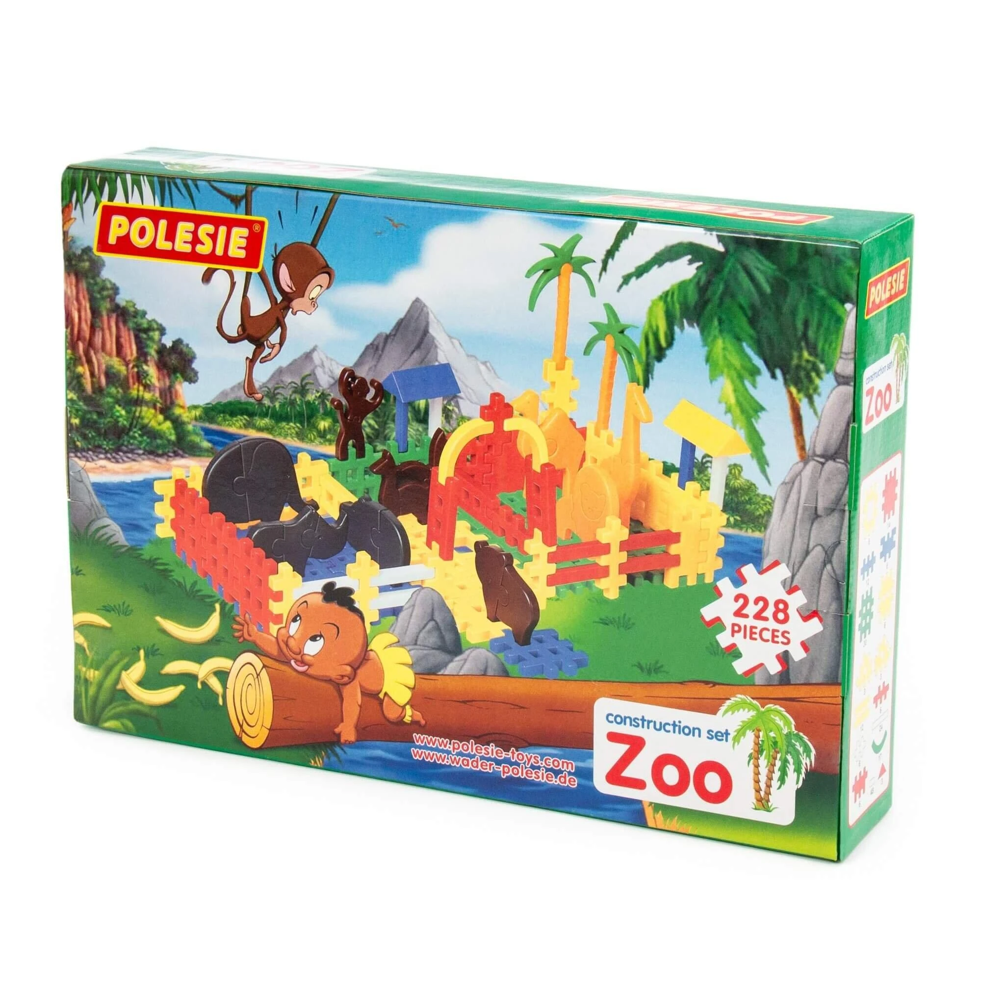 Polesie Vaflinis konstruktorius ZOO, 228 el