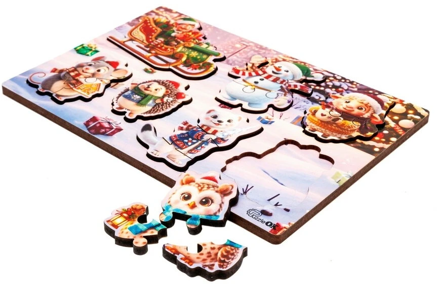 PUZZLEOK dėlionės su išimamomis detalėmis 20 det