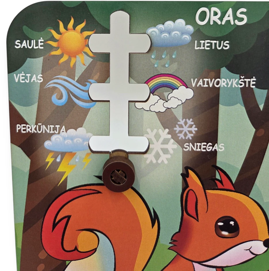 Sanifinas PuzzleOK lavinamasis Pažintinis kalendorius lietuviškas