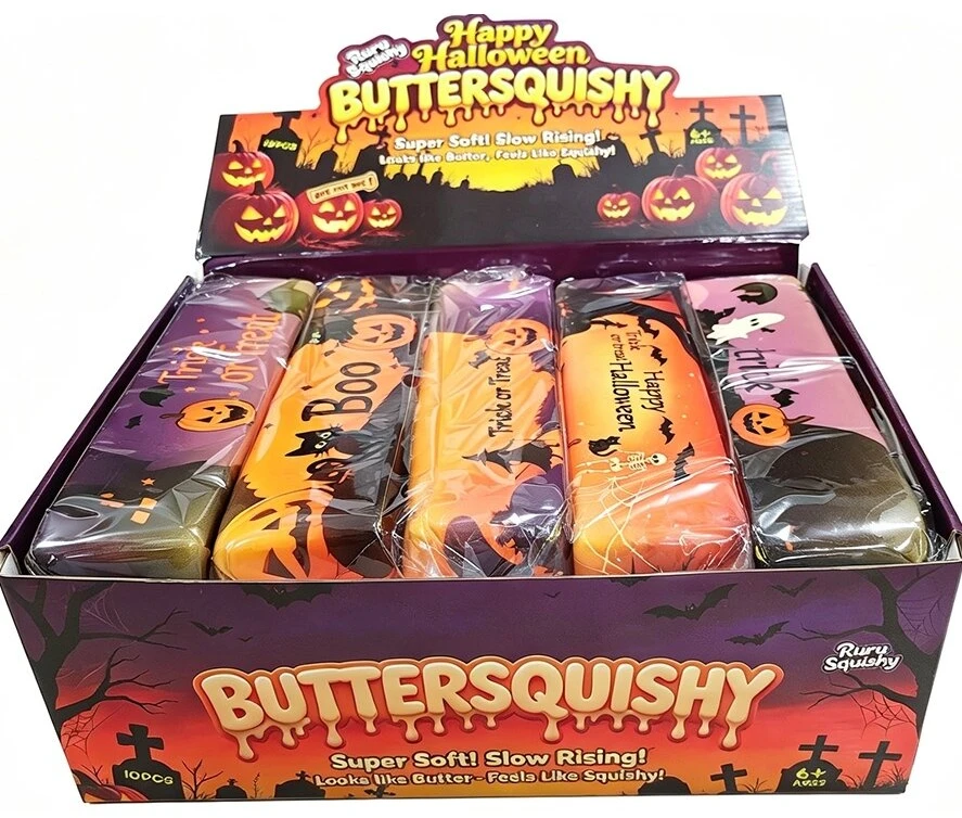 Squishy slow rising žaislas XXL sviestas Helovinui 23,5 cm