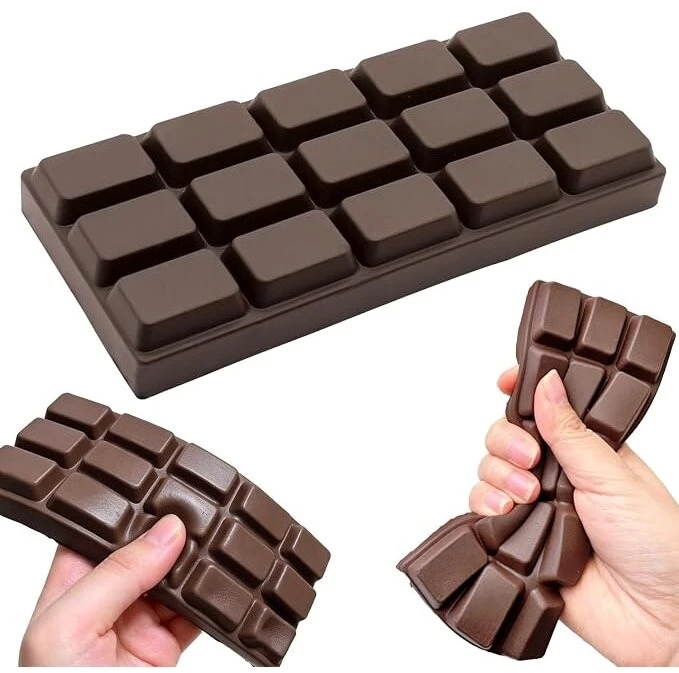 Squishy žaislas Šokolado plytelė 16 cm
