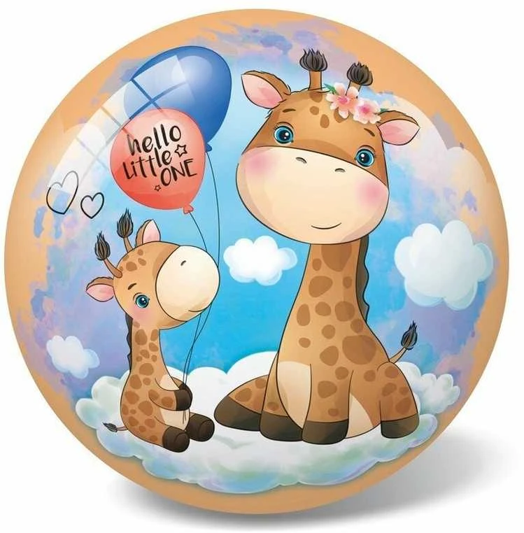 Hero STAR kamuolys Giraffe Elephant Panda 23 cm