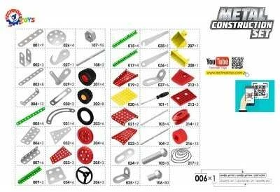 Technok Konstruktorius metalo Mega dydis