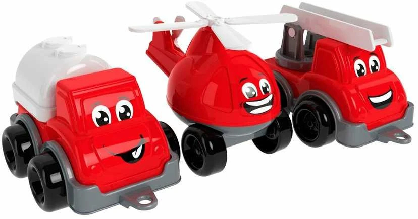 Technok mini gaisrinės transporto rinkinys 3 vnt 6153