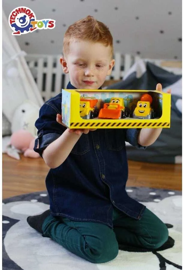Technok mini statybos transporto rinkinys 3 vnt